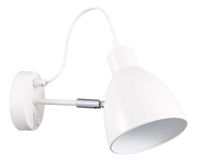 Aplique blanco con On/Off E14 1L