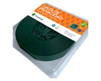 Cinta de privacidad 3 m2 + 100 clips verde