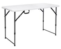 Mesa rectangular blanca 120 cm