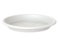 Plato plástico 30 cm Capri blanco