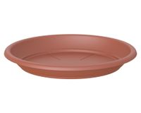 Plato plástico 30 cm Capri terracota