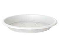 Plato plástico 35 cm Capri blanco