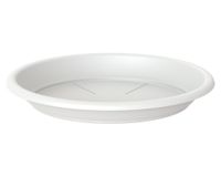 Plato plástico 40 cm Capri blanco