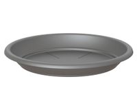 Plato plástico 40 cm Capri antracita