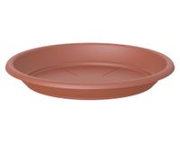 Plato plástico 55 cm Capri terracota