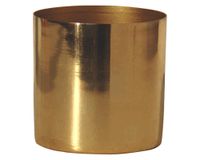 Maceta 20 cm Lisa recta gold