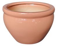 Maceta cerámica Aline XL Glossy peach