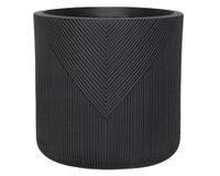 Maceta 30 cm Fiber clay Stripe geo