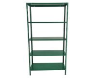 Estante metálico 5 niveles verde 172x90x300 cm