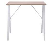 Escritorio Sienna natural/blanco 74x80x50 cm