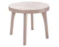 Mesa redonda Caral taupe