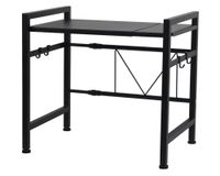 Organizador microondas extensible negro