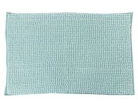 Piso baño Shaggy turquesa 40x60 cm