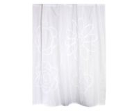 Cortina baño Relieve flor 180x180 cm