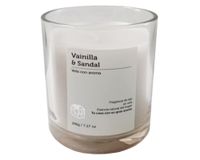 Vela con caja 9 cm ecru