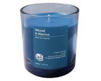 Vela con caja 9 cm azul