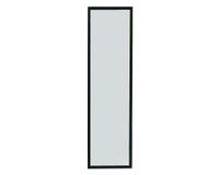 Espejo 125.6x34 cm pared alto negro