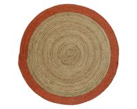 Alfombra redonda 150 cm Cancun naranjo