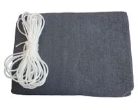 Vela sombreadora rectangular 300x400 cm gris