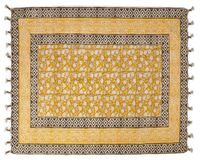 Alfombra 160x230 cm Block yellow