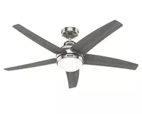 Ventilador techo 132 cm 45W Bernard roble gris