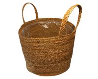 Macetero canasto 32 cm Brahma café