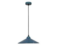 Lámpara colgar Kleia azul E27 1L