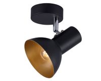 Spot Indus negro/gold E27 1L