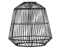 Pantalla lámpara negro 35 cm