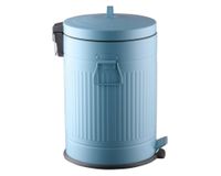 Basurero Vintage redondo azul 18.6 litros