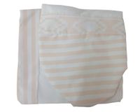 Cortina baño microfibra rayas biege