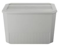 Caja organizadora Octagonal gris 24x36.7x26 cm