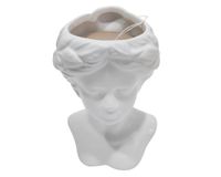 Vela forma artemisa blanco