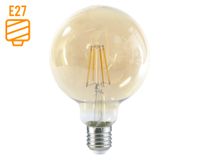 Ampolleta filamento 5W E27 luz cálida G95