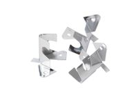 Soporte 12 mm techo cromado 3 unidades Metalhsa