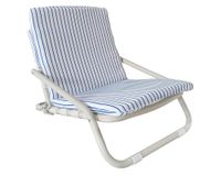 Silla playa Líneas blanco/azul