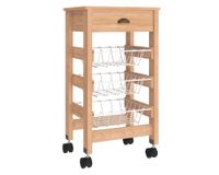 Frutero 1 cajón 3 cestas miel