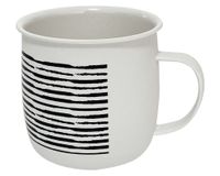 Tazón Vintage biobamboo enlozado Rayas 450 ml