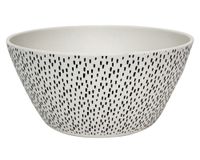 Bowl Puntos biobamboo blanco/negro 15x7 cm 450 ml