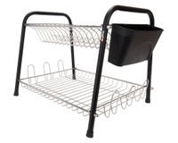 Secaplatos Mercury negro mate 2 niveles