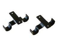 Soporte doble techo 1'' negro 2 unidades darkness