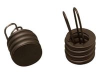 Tope 3/4'' negro 2 unidades darkness