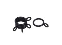 Argolla 3/4'' negro 12 unidades darkness