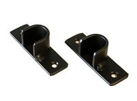 Soporte 3/4'' simple muro a muro negro Darkness