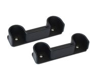 Soporte 1'' doble muro a muro negro Darkness