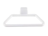 Porta toalla 11,5x23,5x 4 cm blanco Cotidiana.