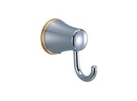 Percha simple Egeo dorado/cromo