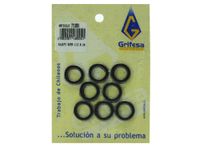 Ajuste goma 1/2 pulgada 8 unidades Grifesa