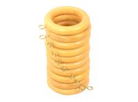 Argolla 28 mm miel 10 unidades Cotidiana