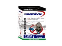 Rodenticida pellet brodifacum 250g Patrol